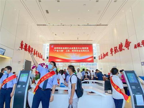 昆明高新区企业服务中心揭牌暨“产业大脑”上线，开启政策资金兑现与企业服务新篇章